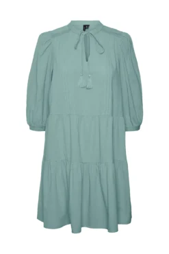 Vestido mangas globo