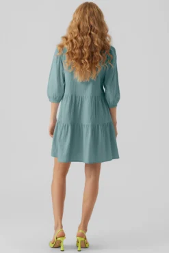 Vestido mangas globo