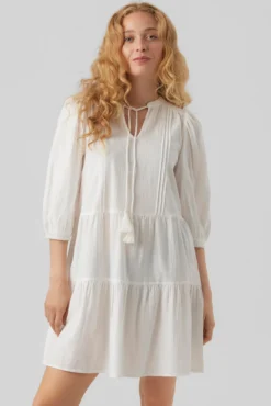Vestido mangas globo