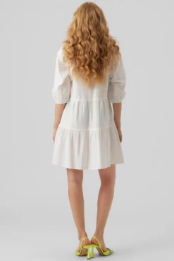 Vestido mangas globo