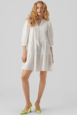 Vestido mangas globo