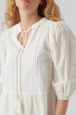 Vestido mangas globo
