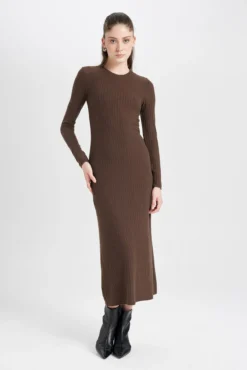 Vestido maxi ajustado