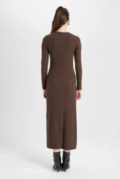 Vestido maxi ajustado