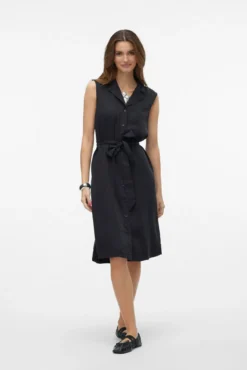 Vestido midi camisero