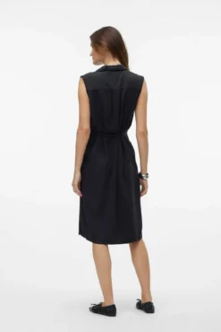 Vestido midi camisero