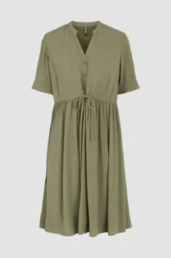 Vestido midi camisero