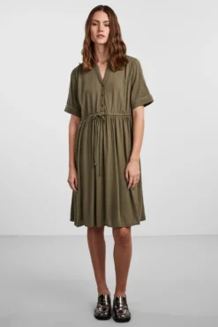 Vestido midi camisero