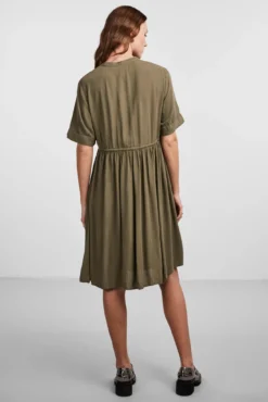 Vestido midi camisero