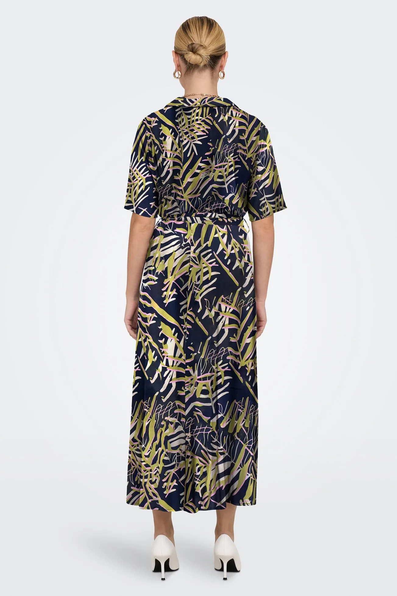 Vestido midi camisero