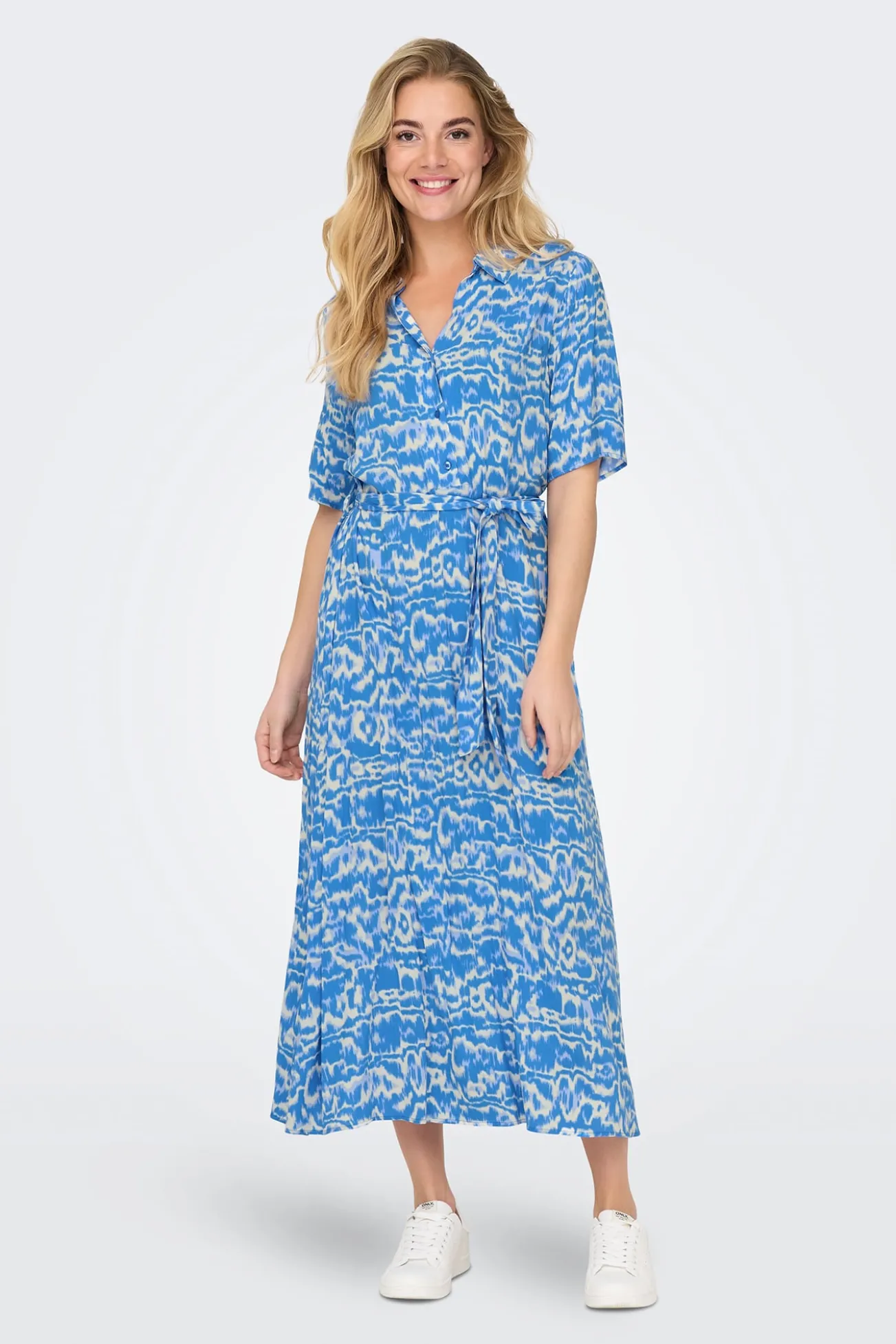 Vestido midi camisero
