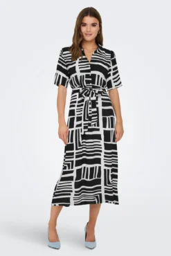 Vestido midi camisero