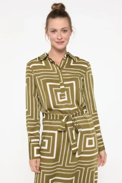 Vestido midi camisero