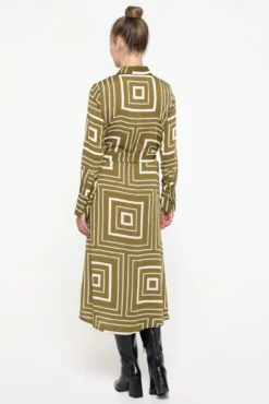 Vestido midi camisero