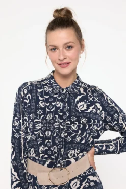 Vestido midi camisero