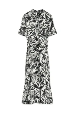 Vestido midi camisero