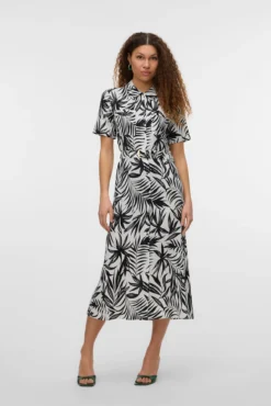 Vestido midi camisero