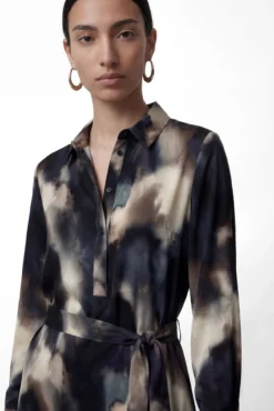Vestido midi camisero