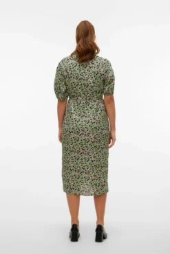 Vestido midi camisero maternity de lactancia
