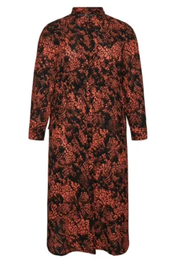 Vestido midi camisero talla grande