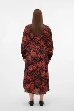 Vestido midi camisero talla grande
