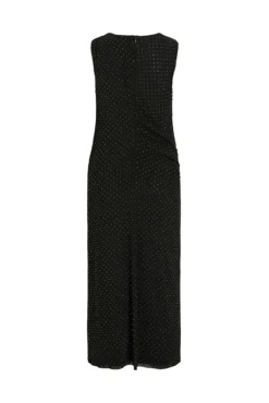 Vestido midi con brillos