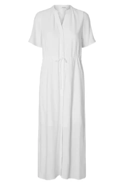Vestido midi confeccionado con lino