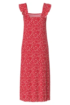 Vestido midi de flores