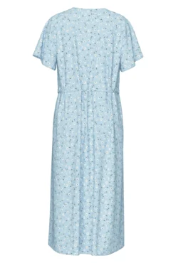 Vestido midi de flores
