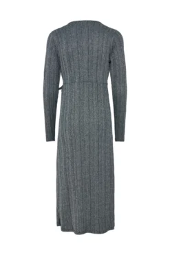 Vestido midi de lurex
