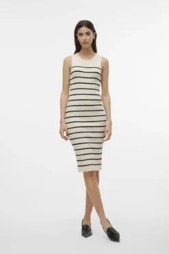 Vestido midi de punto