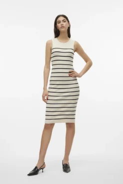 Vestido midi de punto