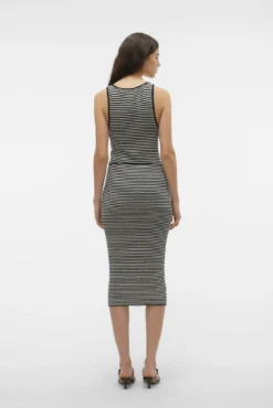 Vestido midi de punto