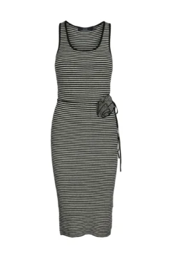 Vestido midi de punto