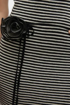 Vestido midi de punto