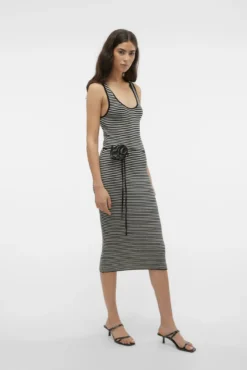 Vestido midi de punto