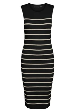 Vestido midi de punto