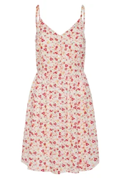 Vestido midi de tirantes