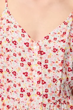 Vestido midi de tirantes