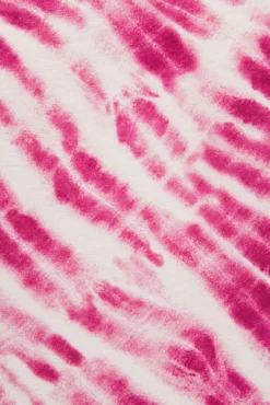 Vestido midi de tirantes estampado tie dye