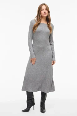 Vestido midi de viscosa