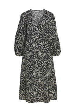 Vestido midi envolvente