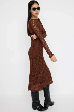 Vestido midi espalda abierta