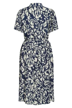 Vestido midi estampado
