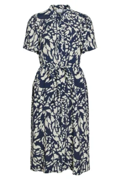 Vestido midi estampado