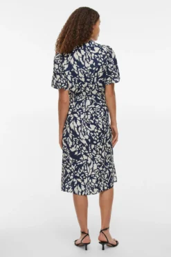 Vestido midi estampado