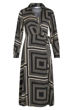 Vestido midi estampado