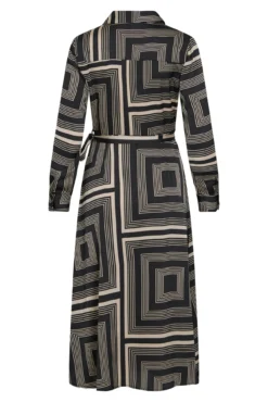 Vestido midi estampado