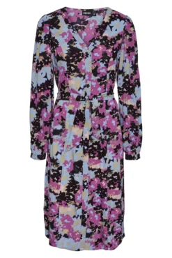 Vestido midi floral