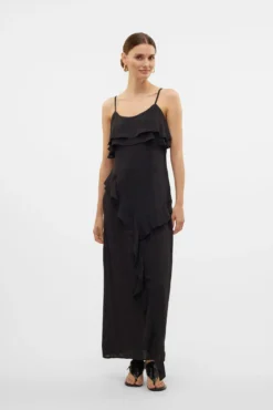 Vestido midi fluido